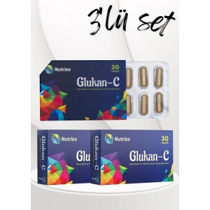 Glukan-c Bağışıklık Destek Takviyesi 30 Kapsül – 3’lü Ekonomik Set