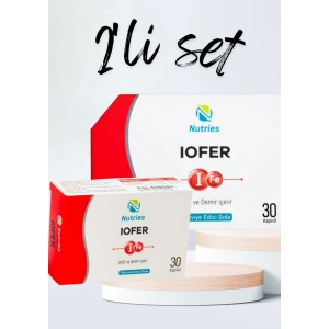 İofer Demir Takviyesi 30 Kapsül – 2’li Avantaj Paketi