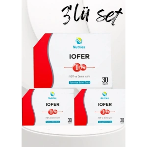 Iofer Demir Takviyesi 30 Kapsül – 3’lü Ekonomik Set
