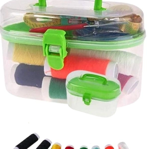 İplik Set Oval Plastik Dikiş Seti