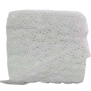 Kopanaki Dantel En 5 Cm Badem Model Beyaz 1 Metre