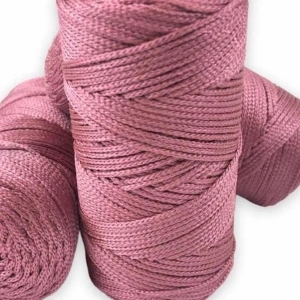 Makrome İpi 3mm Polyester Gül Kurusu