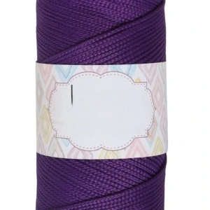 Makrome İpi 3mm Polyester Koyu Mor