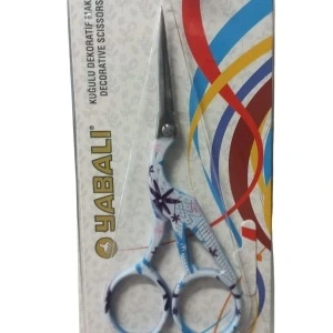 Nakış Makası Kuğulu Dekoratif Makas Mavi Ybl-047 Model 9