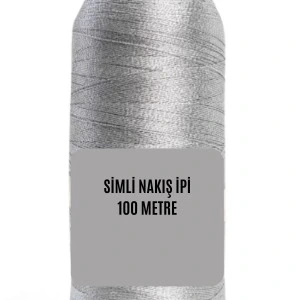 Nakış Simi 100 Metre Gümüş