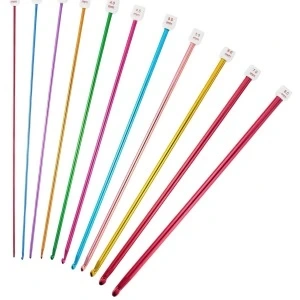 Örgü Tığ Metalize 25 Cm  4 Numara