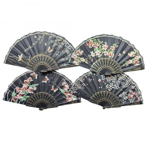 Plastik Kumaş Yelpaze 12 li Karışık OB-052