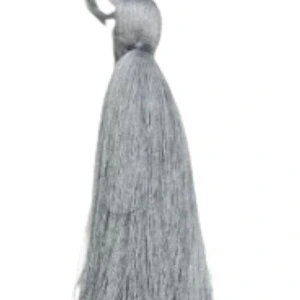 Püskül Tekli 10 Cm 1 Adet Gri