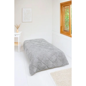 WELSOFT YORGAN TEK KİŞİLİK 155*220 YORGAN-Gri