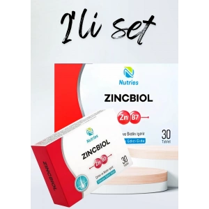 Zincbiol Çinko Takviyesi 30 Tablet – 2’li Avantaj Paketi