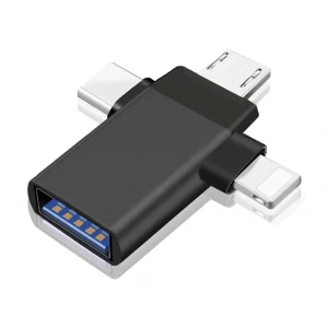 ZR172 Siyah T Otg Çoğaltıcı Aparat