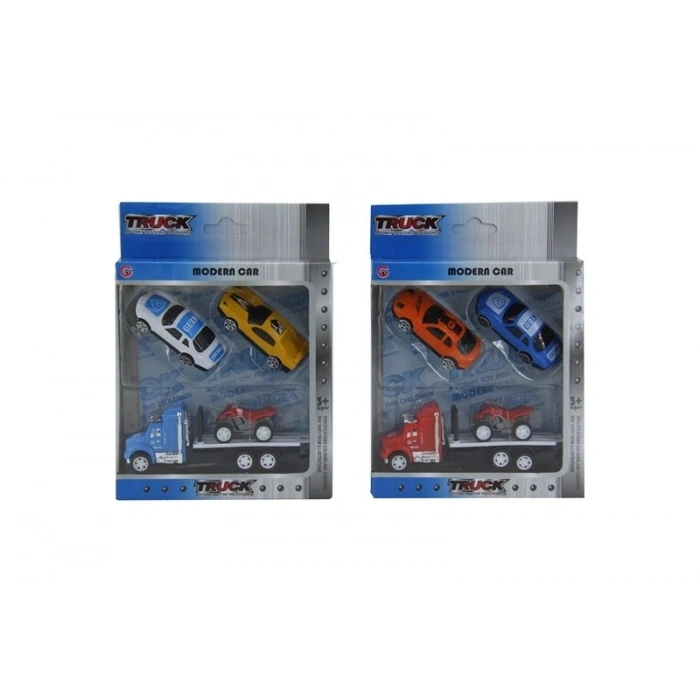 2 Araçlı Motorlu Romorklu Tır Seti