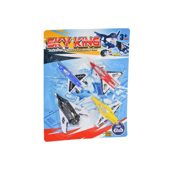 4Lü Kaliteli Çekbırak Uçak Seti