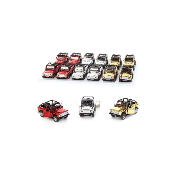 Metal Çekbırak Metal Parlak Safarı Jeep