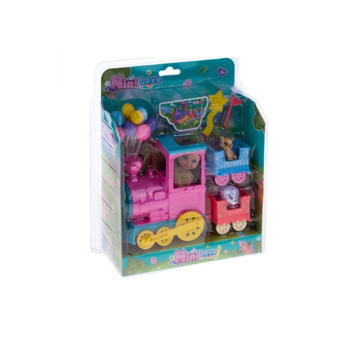 Trenli Balonlu Mini Bebek