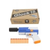 Tiim Şarjlı Tam Otomatik Susturuculu Mavi Glock Ta