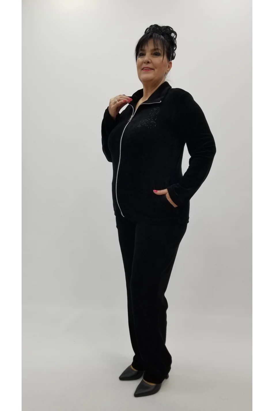 Miraggio Büyük Beden Takım 4385 SİYAH