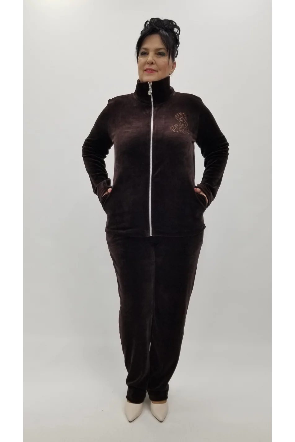 Miraggio Büyük Beden Takım 4385 KAHVE