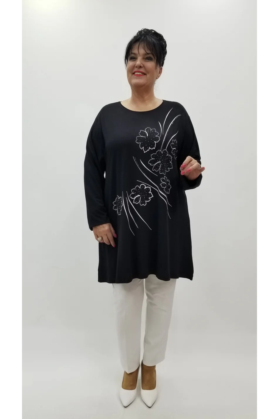 Miraggio Büyük Beden Tunik 4245 SİYAH