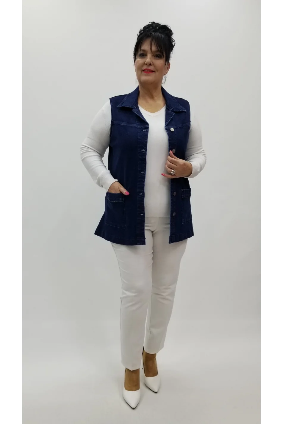 Miraggio Büyük Beden Yelek 4248 KOT LACİ