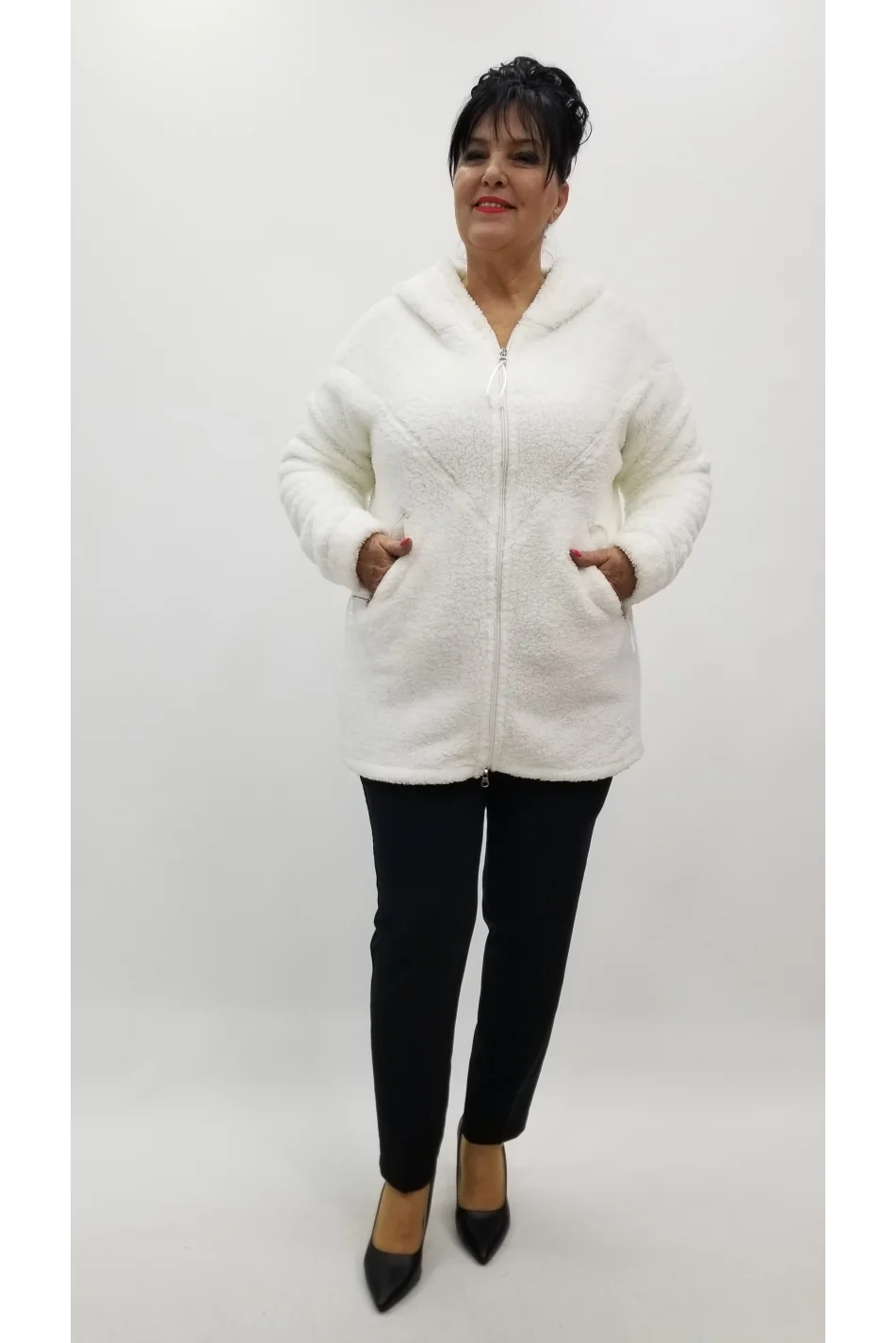 Miraggio Büyük Beden Ceket 4373 EKRU