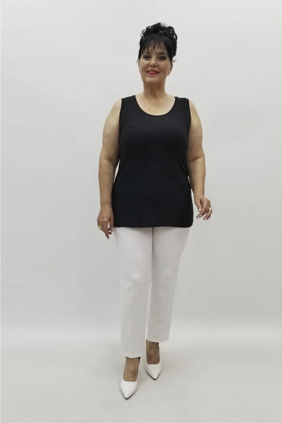 Miraggio Büyük Beden Bluz 98409 SİYAH