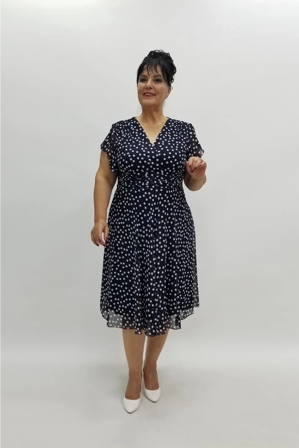 Miraggio Büyük Beden Abiye Elbise 94466 LACİVERT