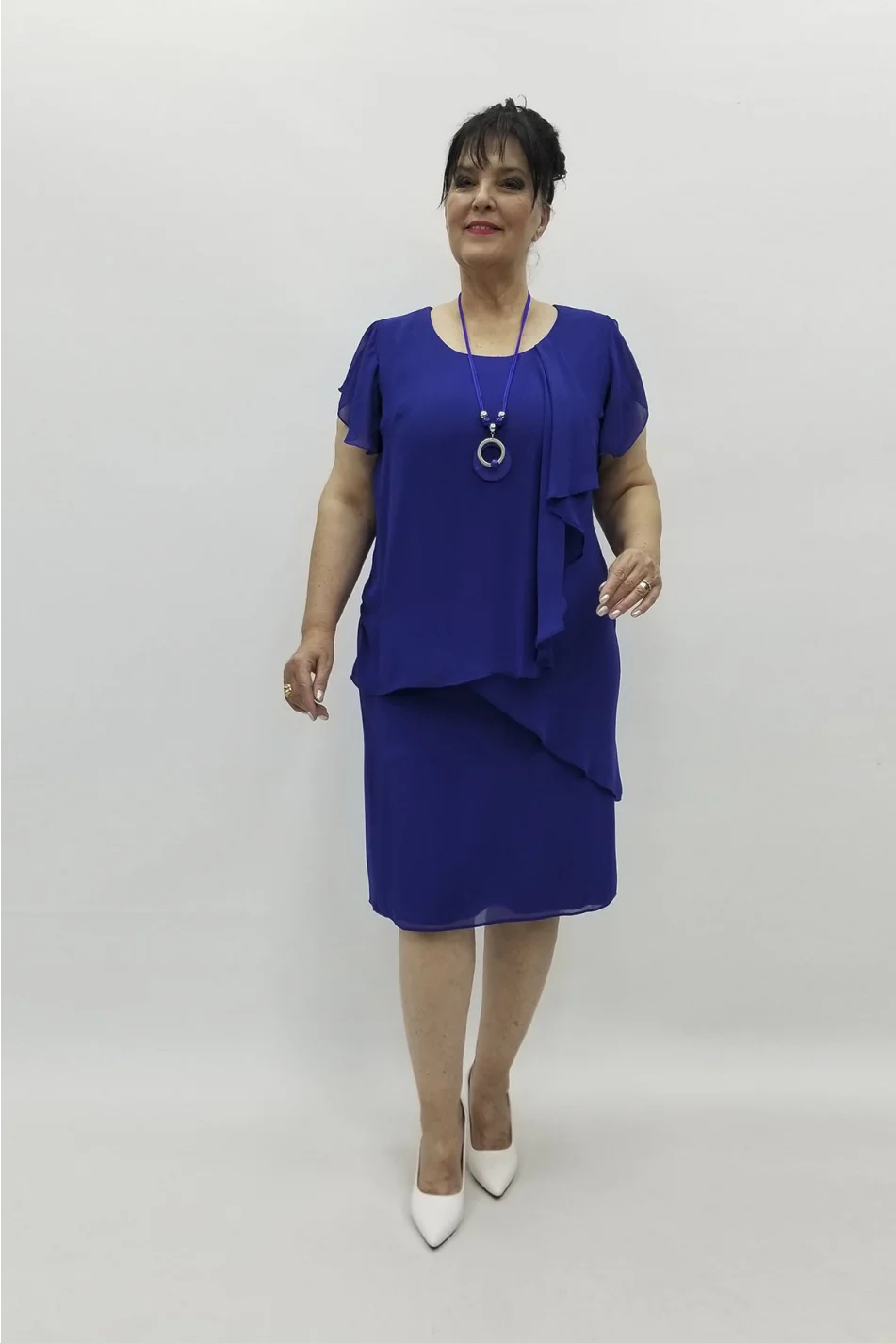 Miraggio Büyük Beden Abiye Elbise 96758 SAKS