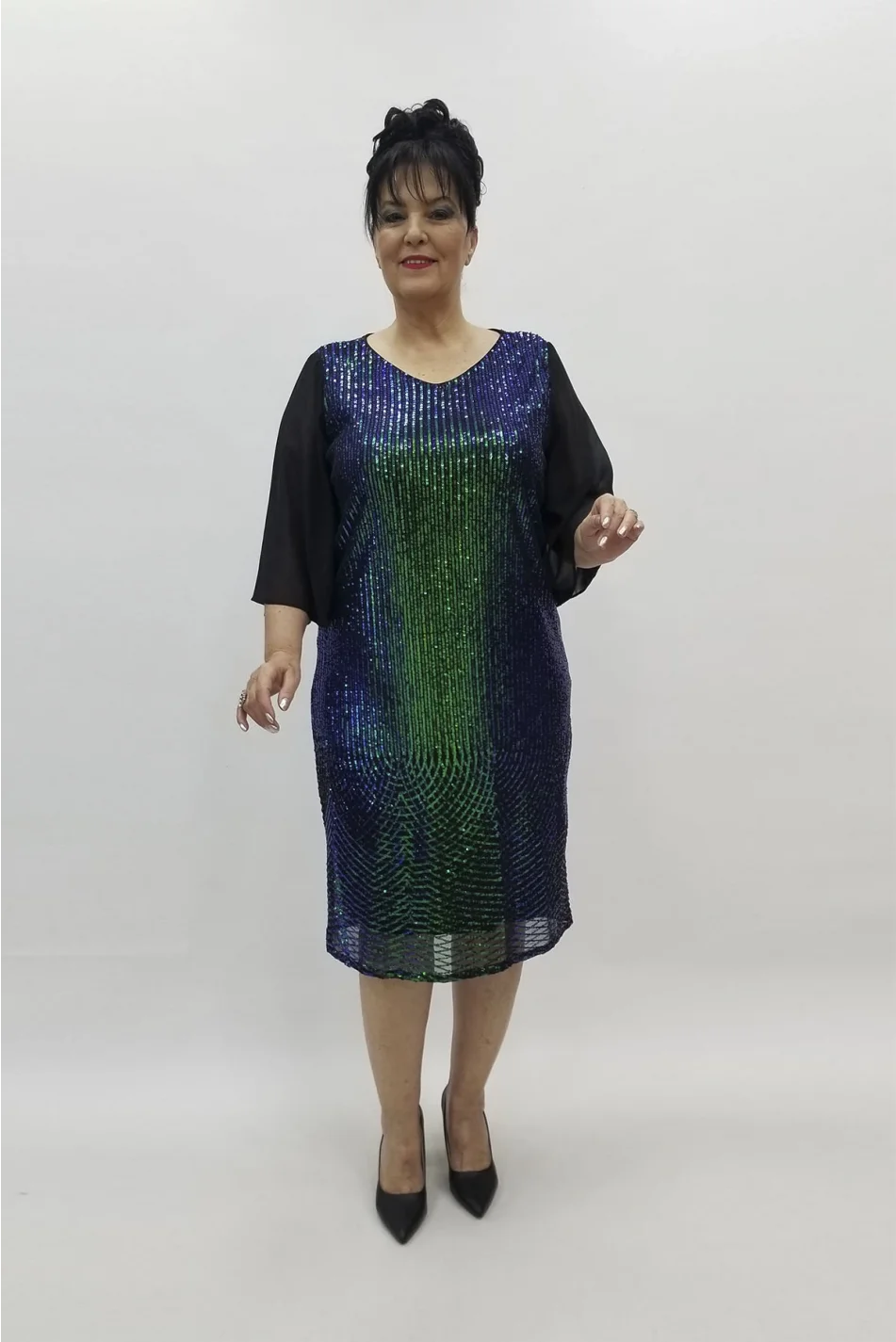 Miraggio Büyük Beden Abiye Elbise 98467 ORJİNAL