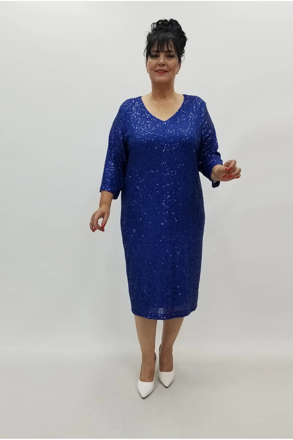 Miraggio Büyük Beden Abiye Elbise 99300 SAKS