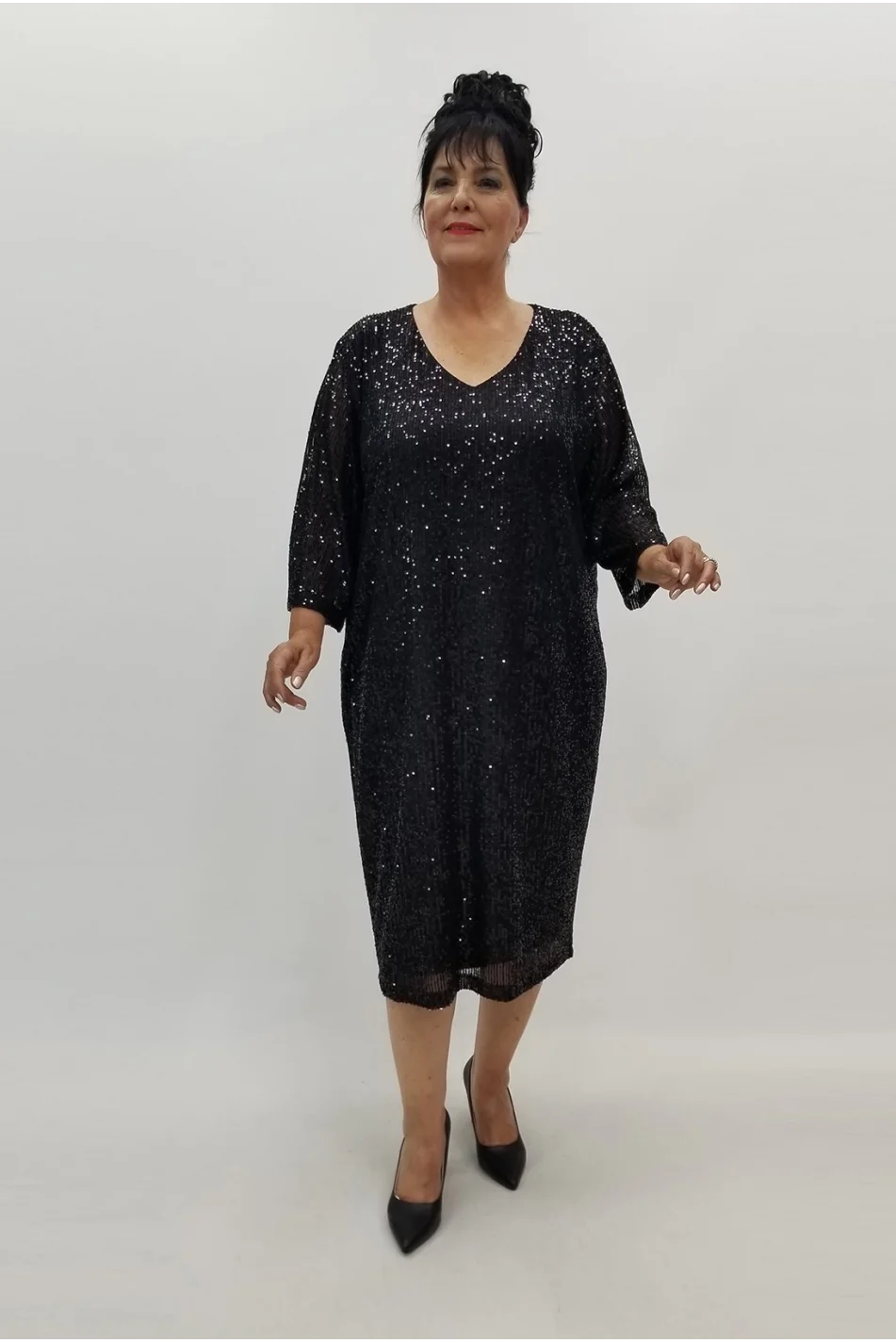 Miraggio Büyük Beden Abiye Elbise 99300 SİYAH