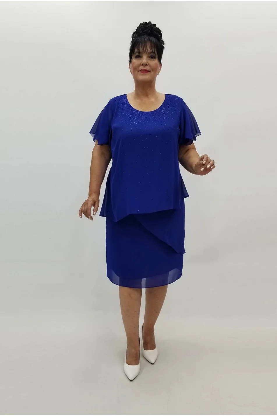 Miraggio Büyük Beden Abiye Elbise 99860 SAKS