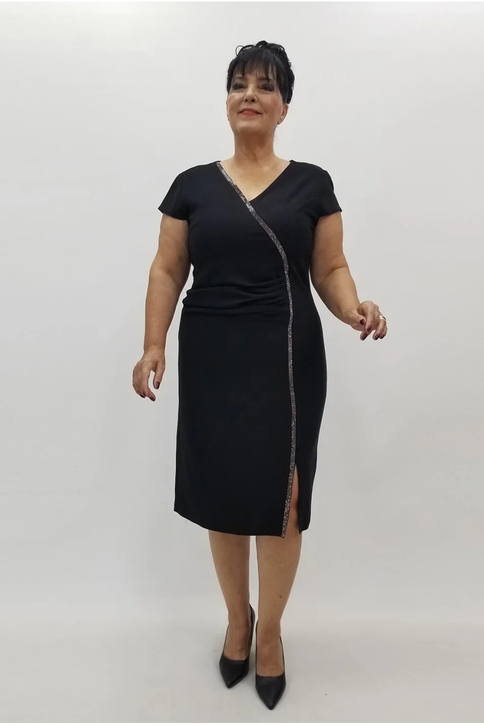 Miraggio Büyük Beden Abiye Elbise 99950 SİYAH