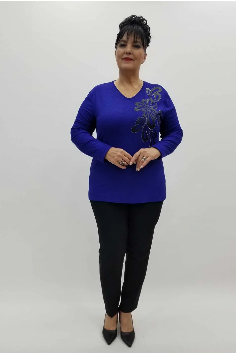 Miraggio Büyük Beden Bluz 4225 SAKS