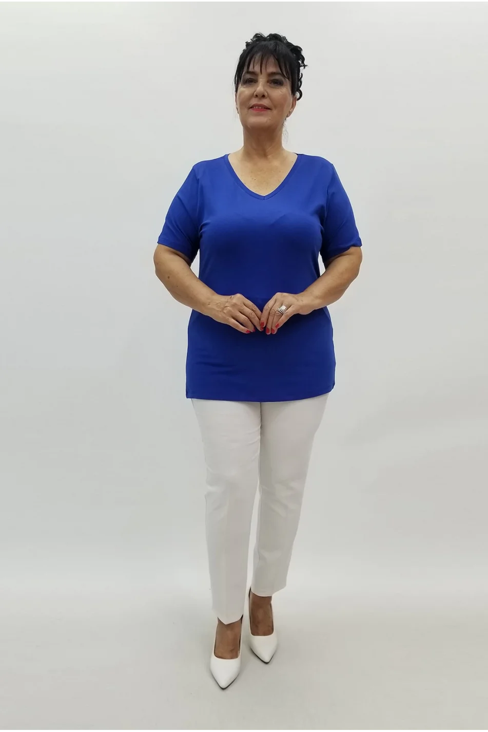 Miraggio Büyük Beden Bluz 98401 SAKS