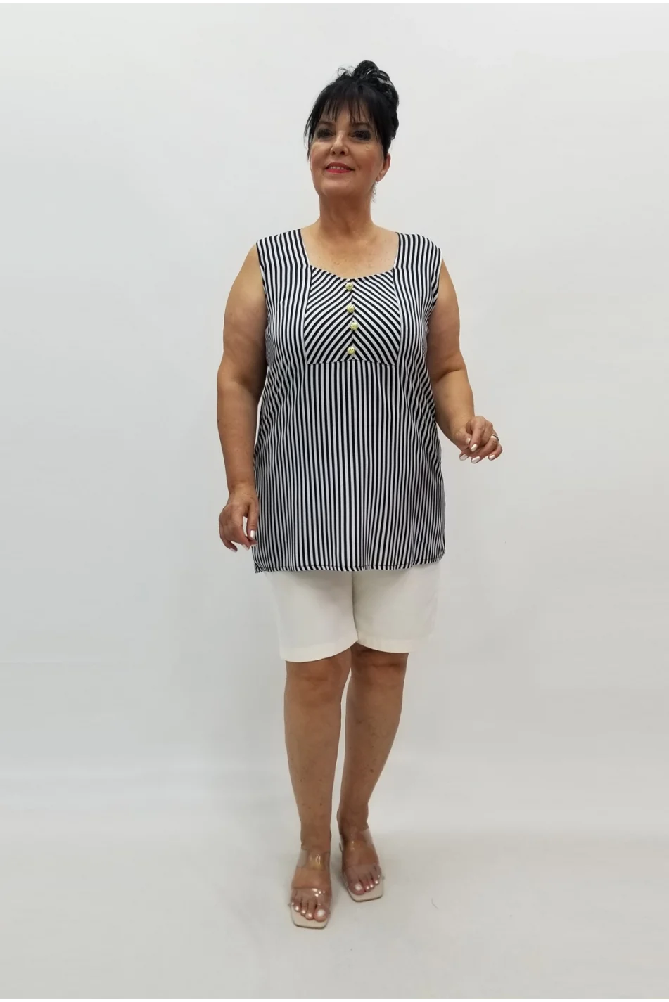 Miraggio Büyük Beden Bluz 98957 SİYAH