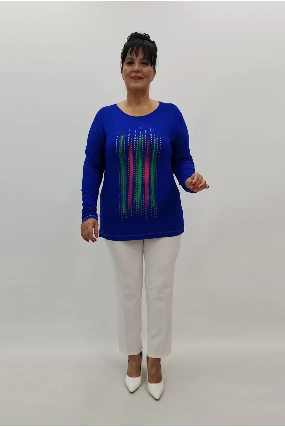 Miraggio Büyük Beden Bluz 98964 SAKS