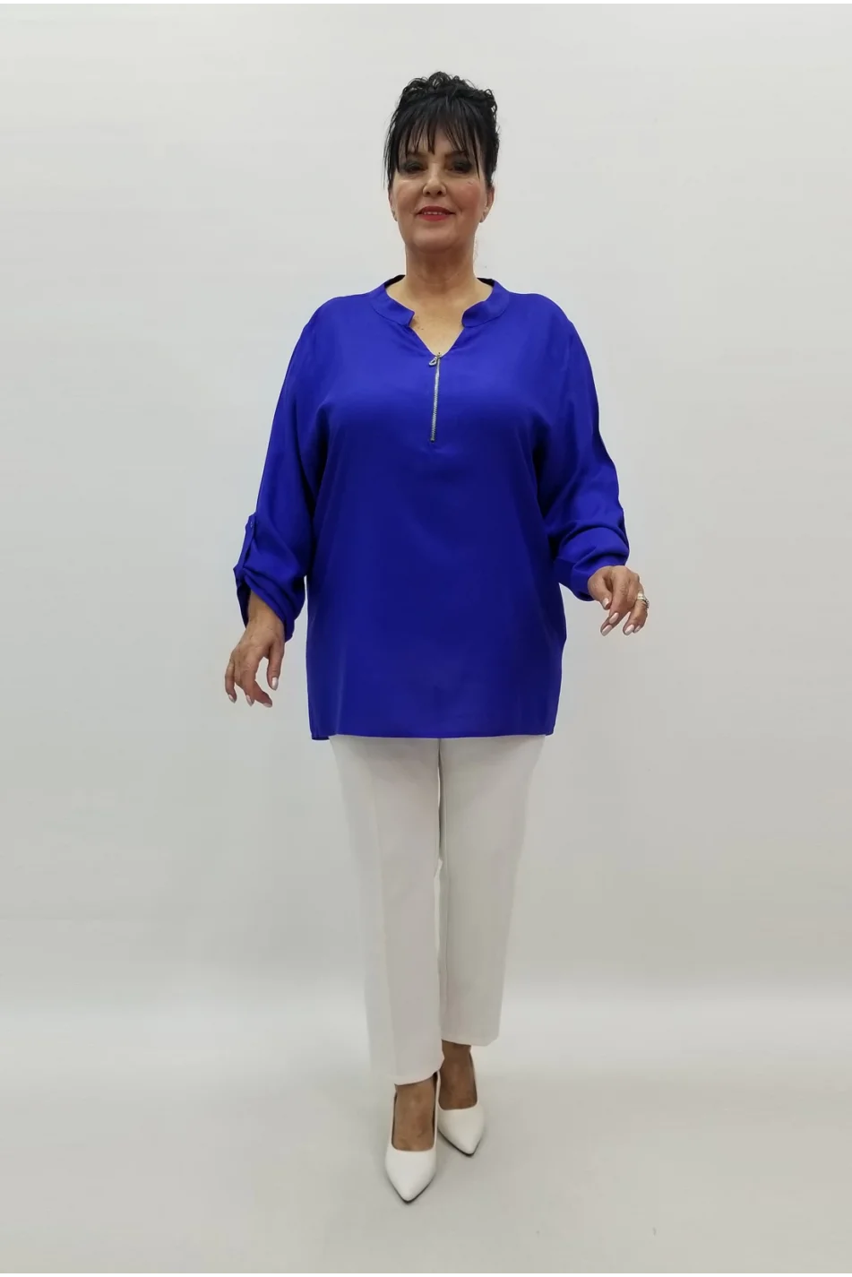 Miraggio Büyük Beden Bluz 99190 SAKS