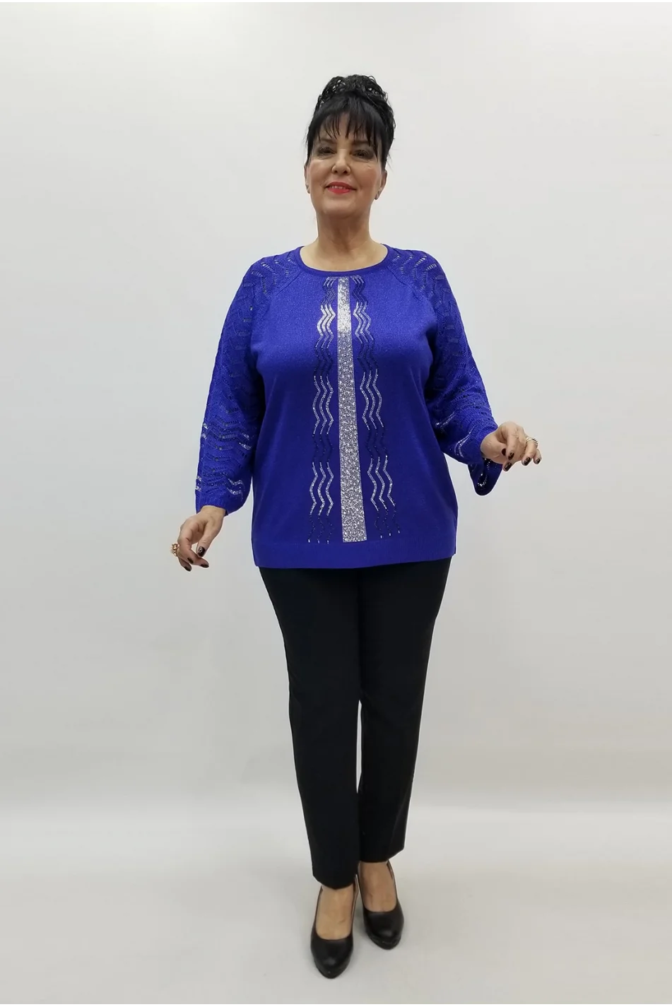 Miraggio Büyük Beden Bluz 99222 SAKS