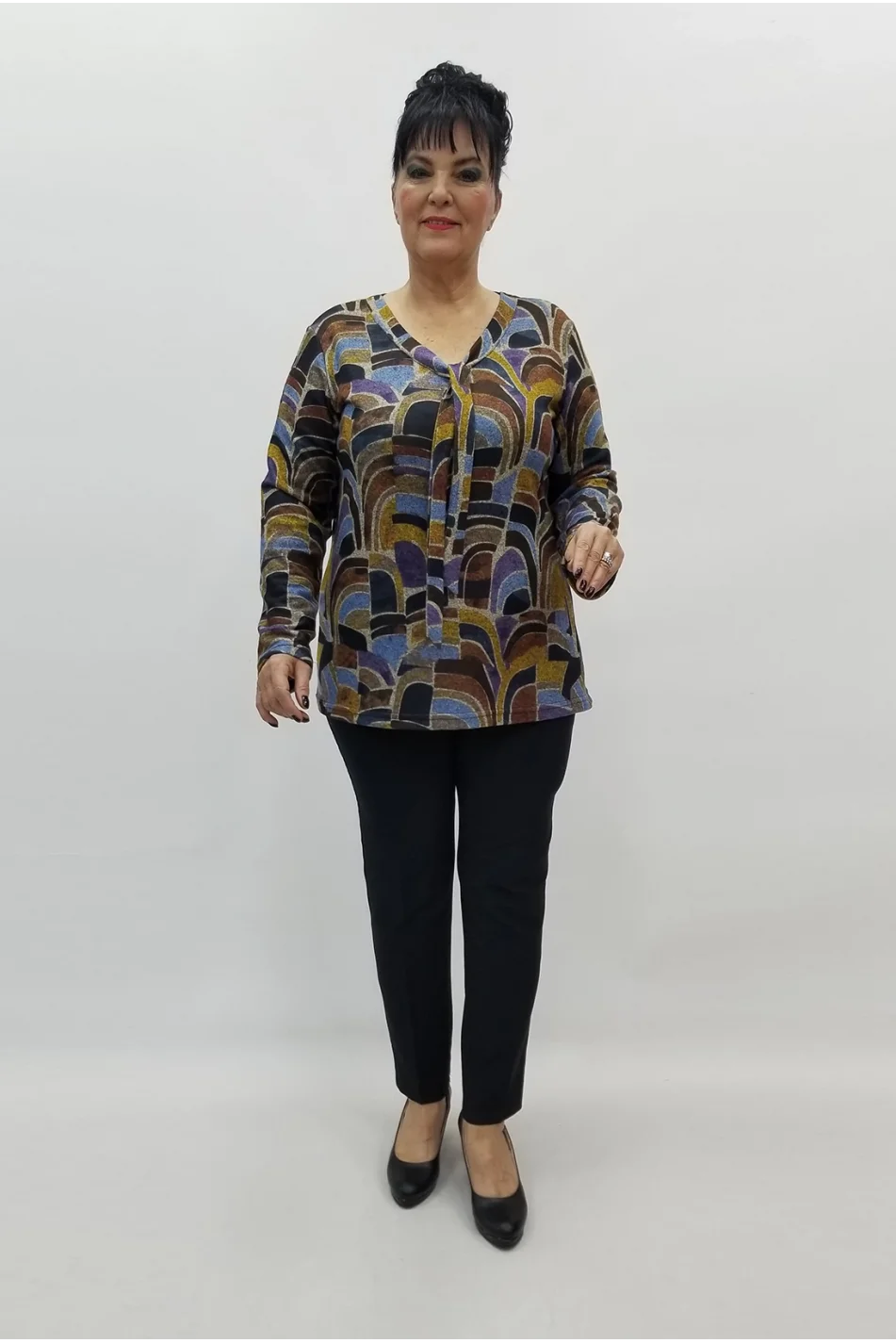 Miraggio Büyük Beden Bluz 99335 HARDAL