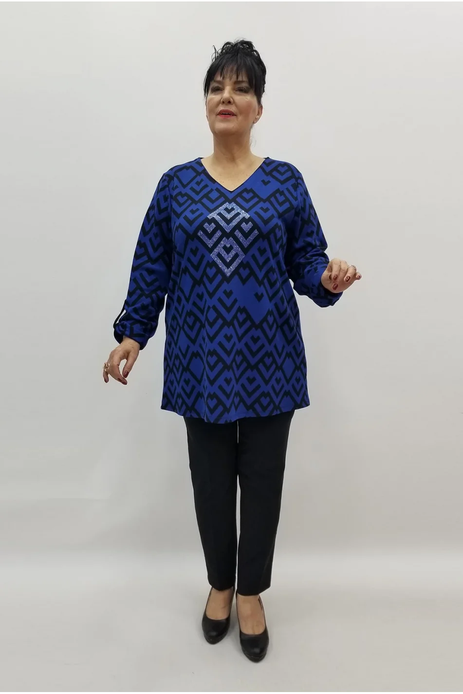 Miraggio Büyük Beden Bluz 99371 SAKS