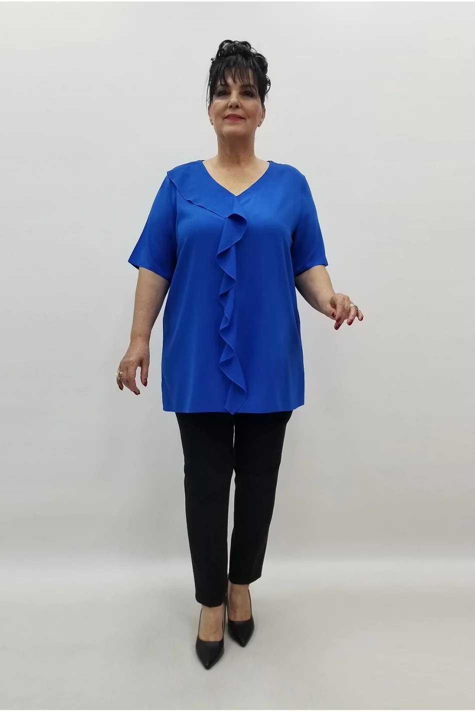 Miraggio Büyük Beden Bluz 99575 SAKS