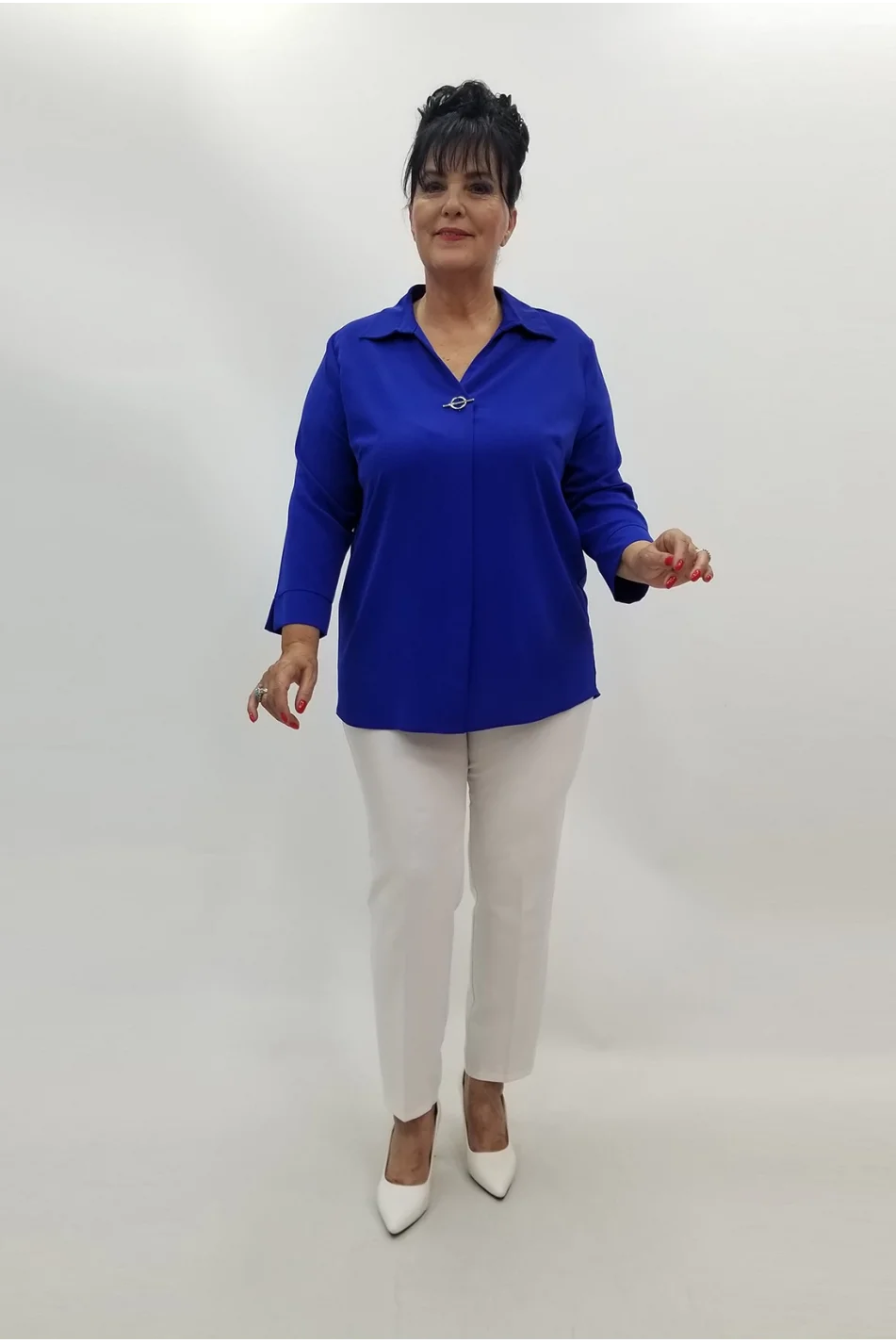 Miraggio Büyük Beden Bluz 99599 SAKS