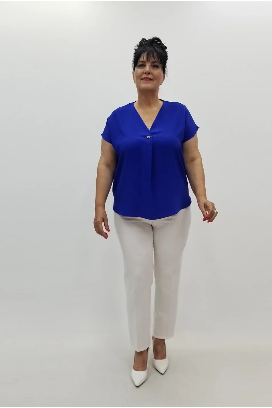 Miraggio Büyük Beden Bluz 99734 SAKS