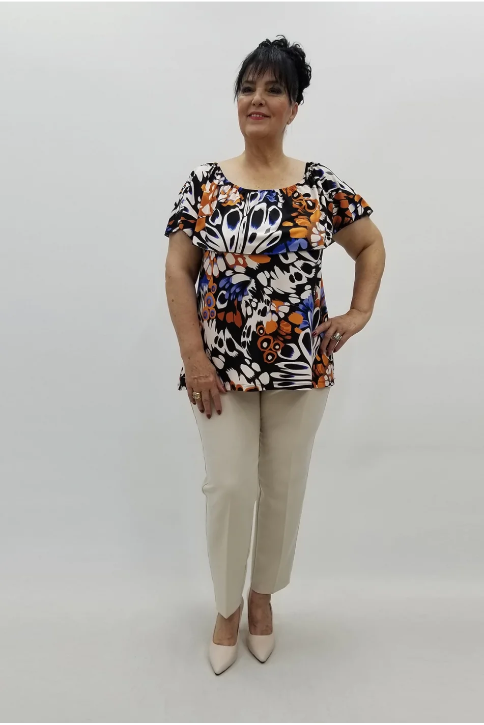 Miraggio Büyük Beden Bluz 99766 TABA