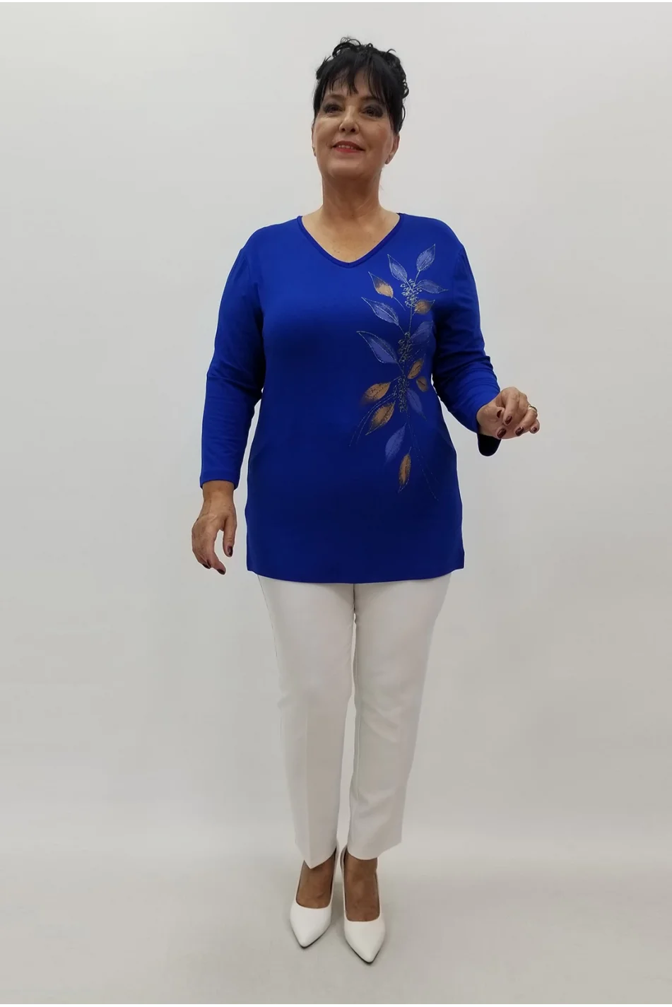 Miraggio Büyük Beden Bluz 99832 SAKS