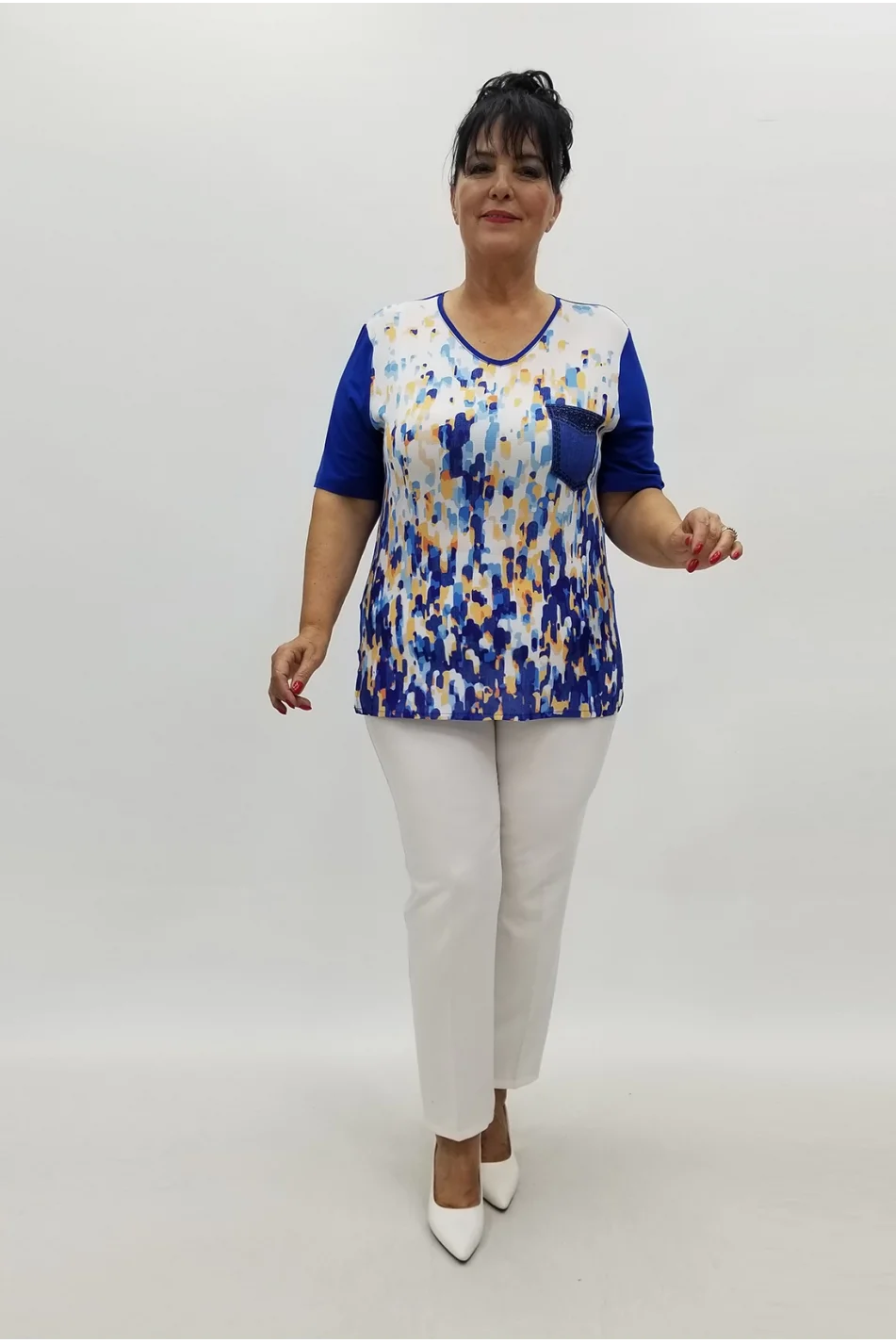 Miraggio Büyük Beden Bluz 99869 SAKS