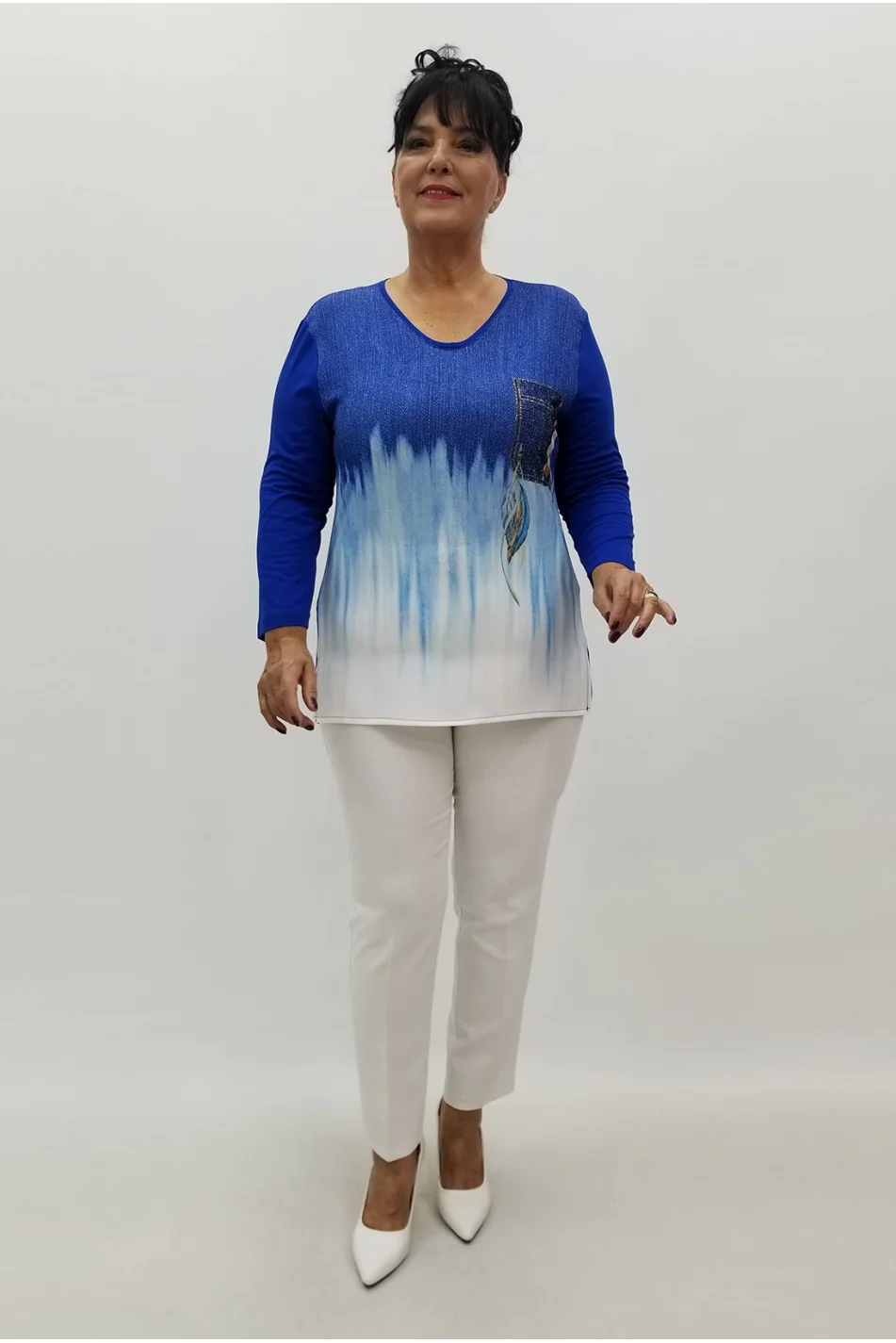 Miraggio Büyük Beden Bluz 99870 SAKS