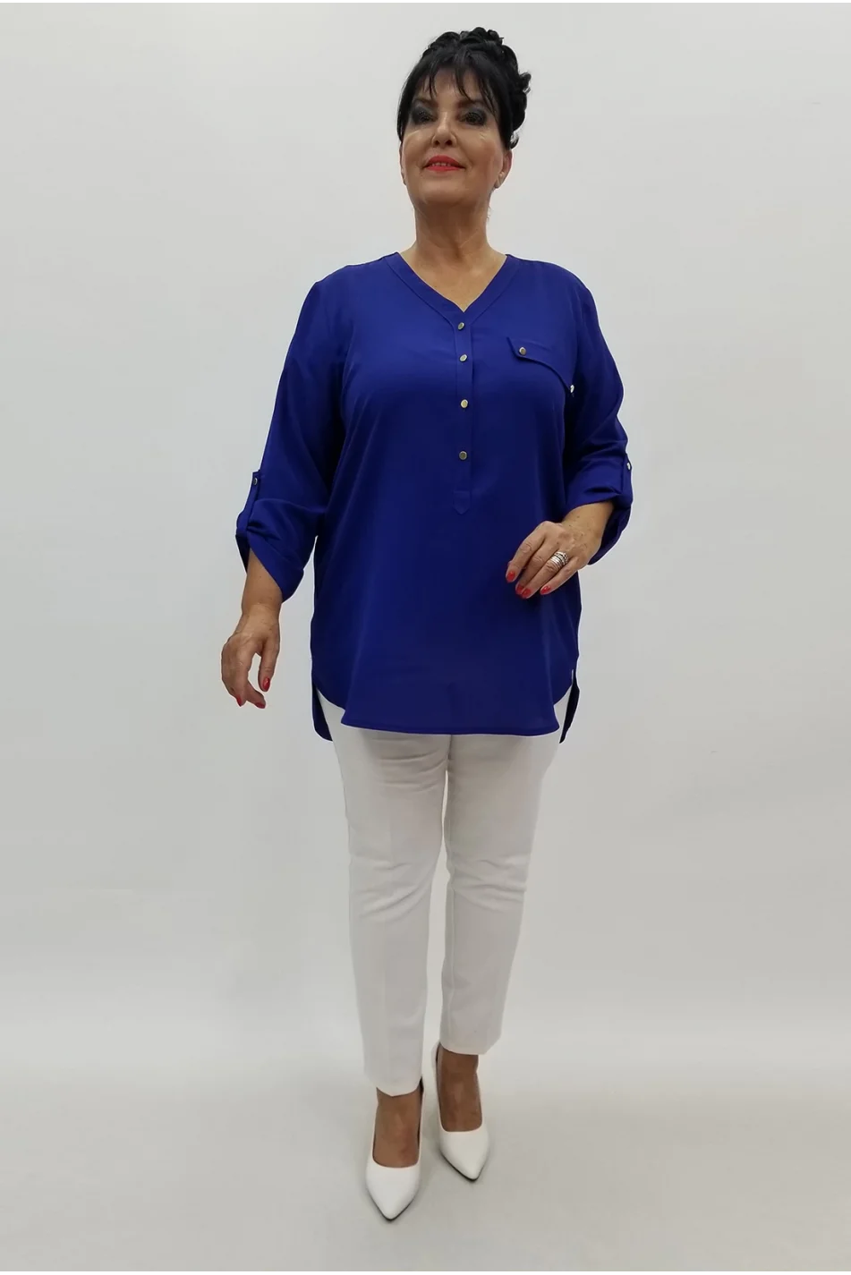 Miraggio Büyük Beden Bluz 99918 SAKS