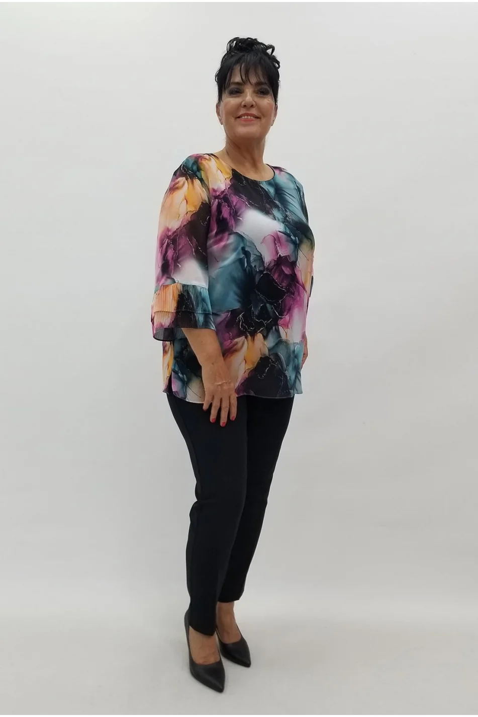 Miraggio Büyük Beden Bluz 99951 ORJİNAL